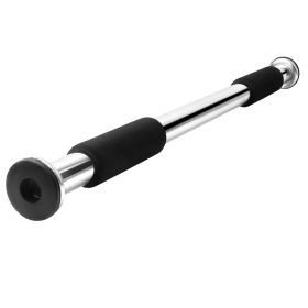 Doorway Pull Up Bar Exercise Gym Chin up Bar With Screws 24.4 To 39.4 Inches Adjustable Comfort Foam Grips For Door Home Exercise Workout Trainin